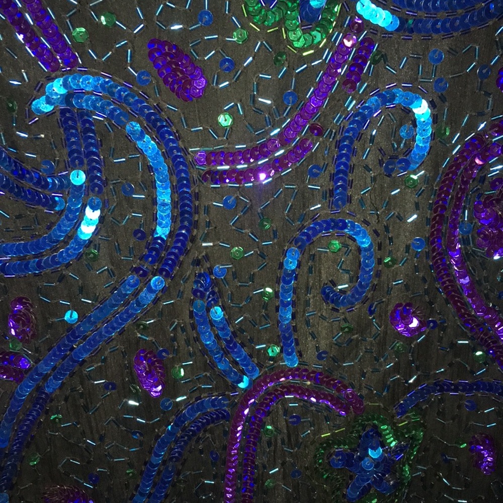 Vintage Lawrence Kazar Sequence Top - image 3